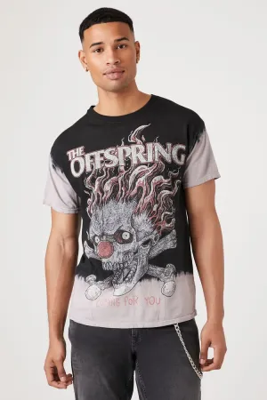 Forever 21 Men's Dip-Dye The Offspring Graphic T-Shirt Taupe/Multi Forever 21