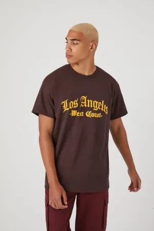 Forever 21 Men's Los Angeles West Coast T-Shirt Brown/Multi Forever 21
