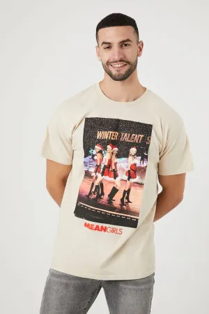 Forever 21 Men's Mean Girls Graphic T-Shirt Taupe/Multi Forever 21