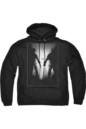 Freddy Vs Jason Silhouettes Adult Pull Over Hoodie / Hooded Sweatshirt