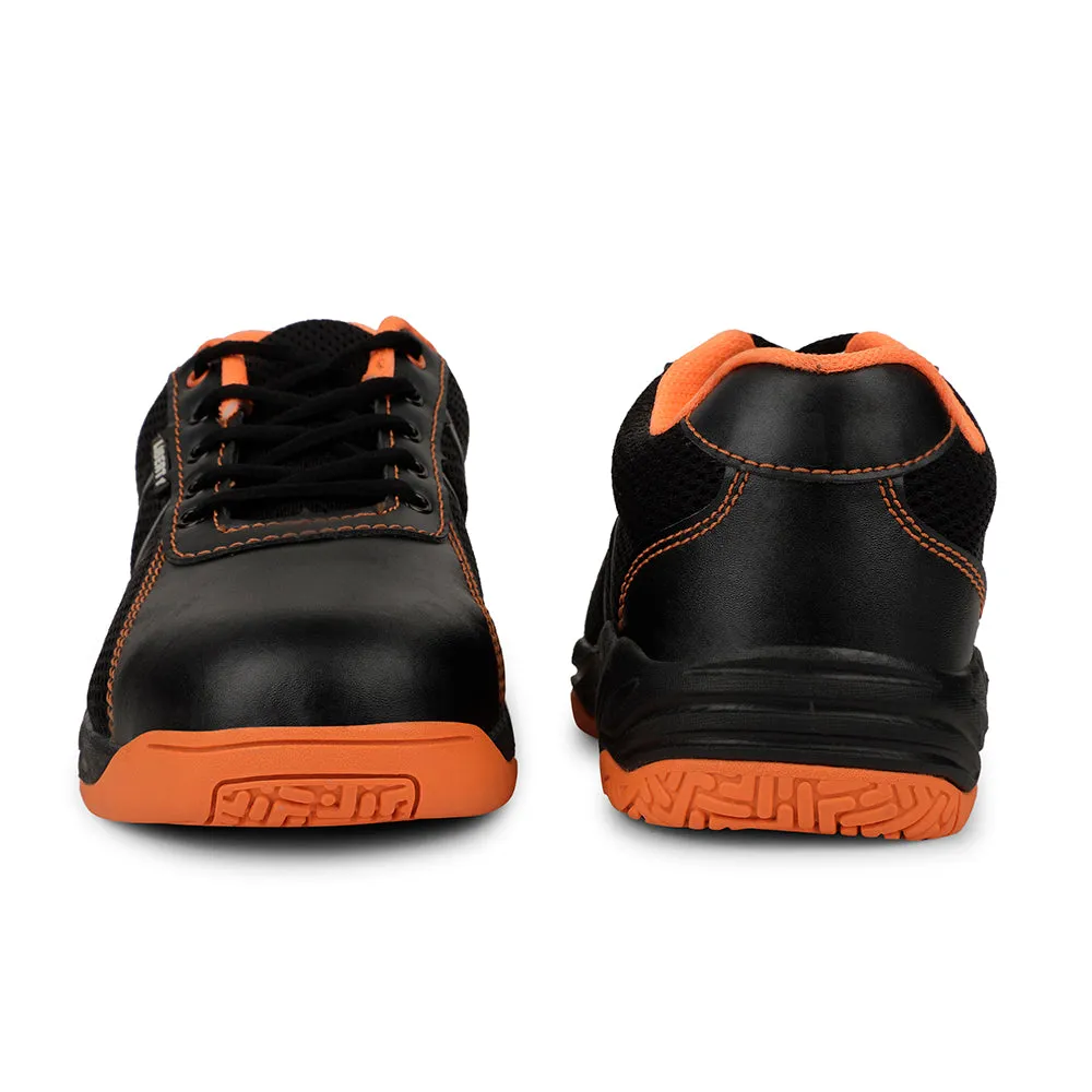 Freedom Orange Lacing Safety Shoes For Men ROCKELETST By Liberty