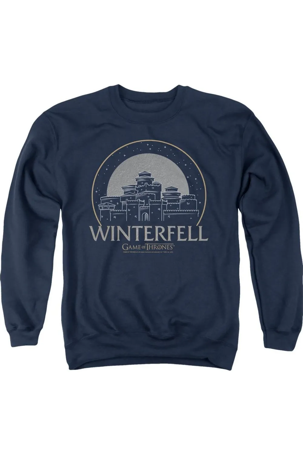 Game Of Thrones Winterfell Adult Crewneck Sweatshirt