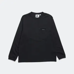 Gramicci Clothing Backprint L/S Tee x and wander - Black