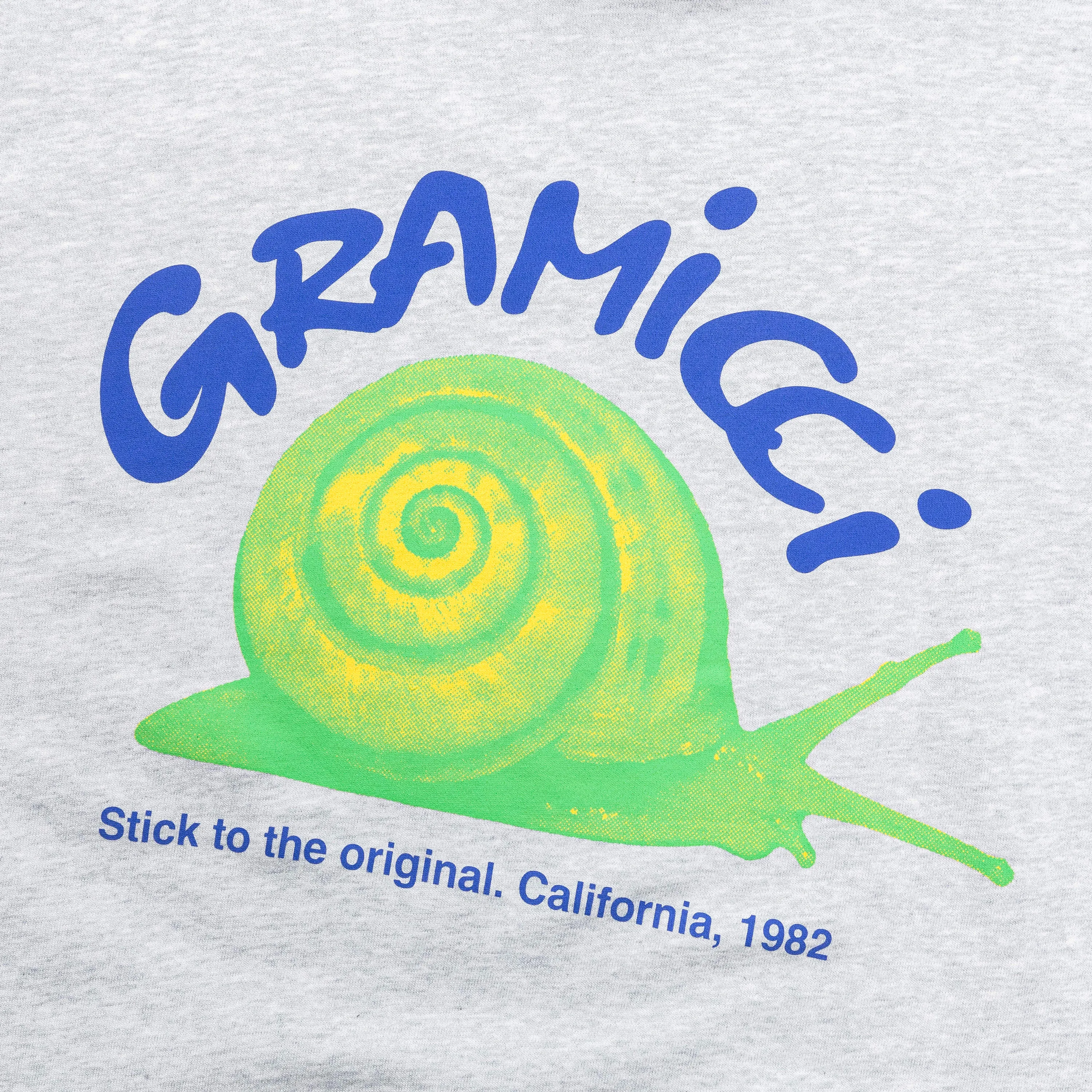 Gramicci Clothing Snail Hooded Sweatshirt - Heather Ash