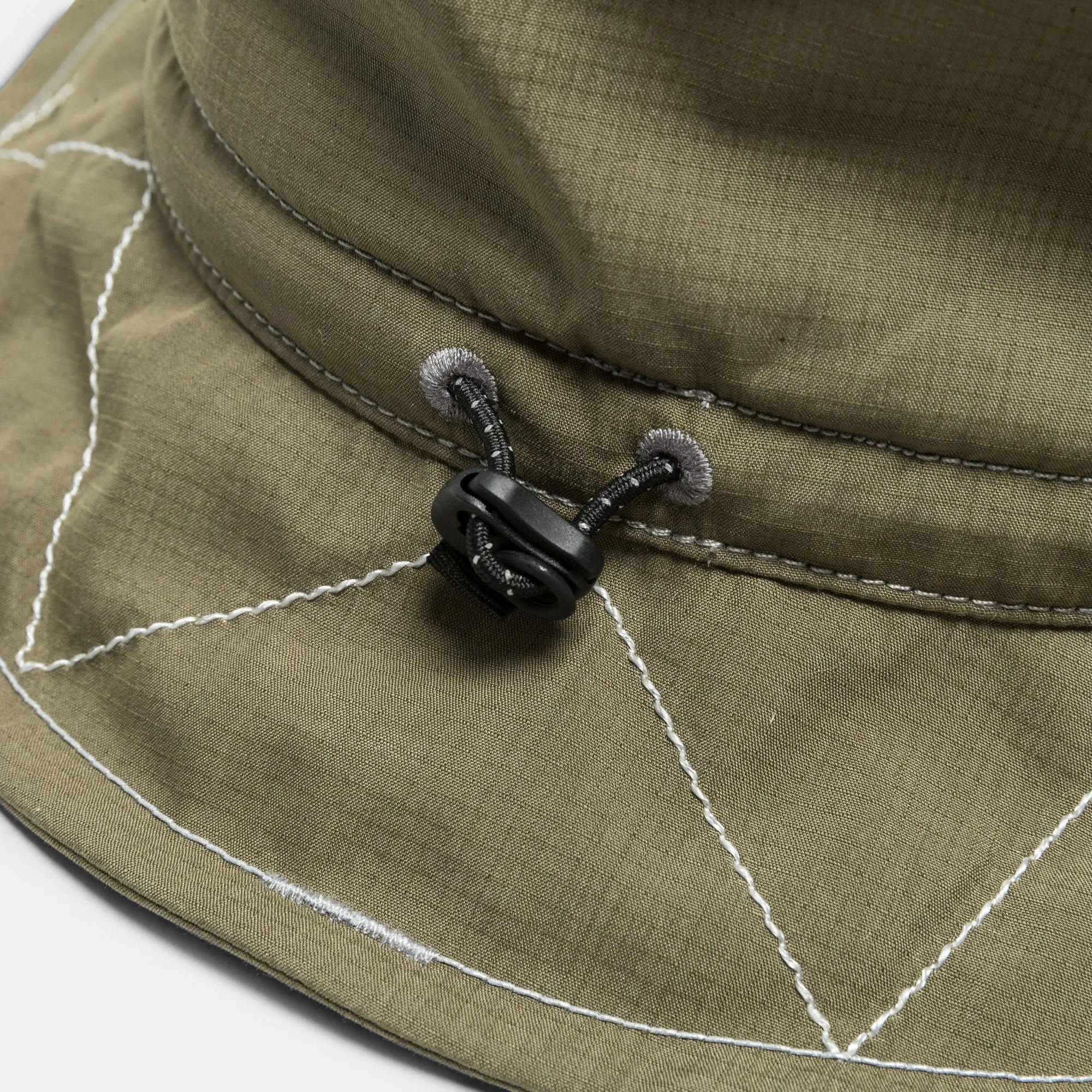Gramicci Clothing ZigZag Stitch Hat x and wander - Khaki