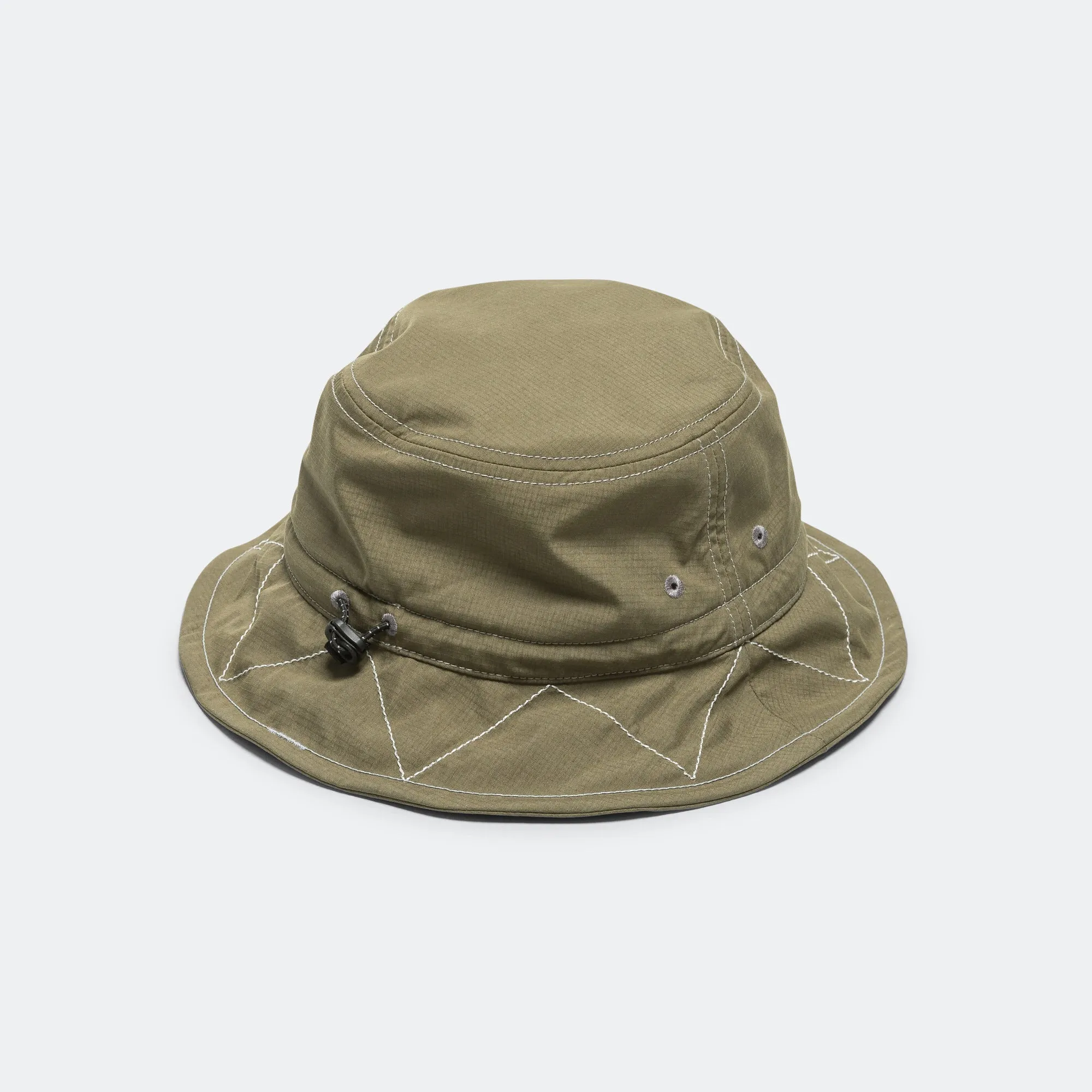 Gramicci Clothing ZigZag Stitch Hat x and wander - Khaki