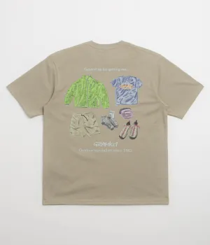 Gramicci Geared Up T-Shirt - Khaki Gramicci