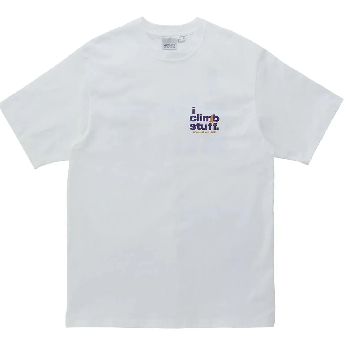 Gramicci I Climb Stuff T-Shirt White Gramicci Clothing