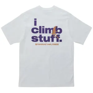 Gramicci I Climb Stuff T-Shirt White Gramicci Clothing