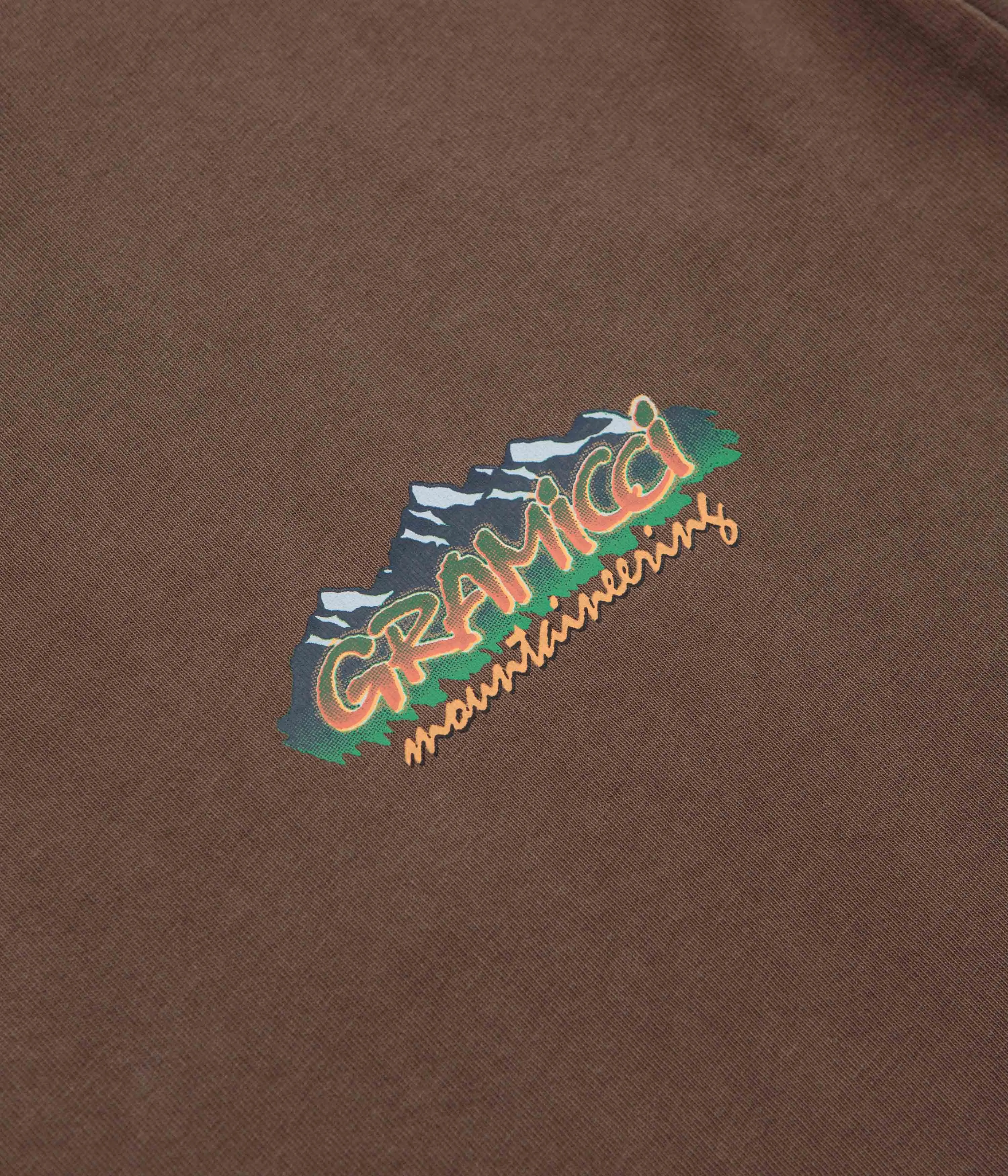 Gramicci Mountaineering T-Shirt - Brown Pigment Gramicci