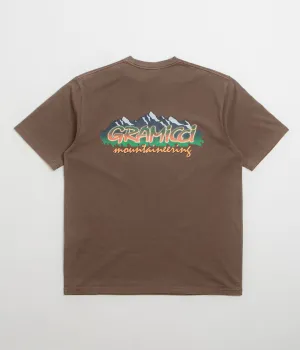 Gramicci Mountaineering T-Shirt - Brown Pigment Gramicci