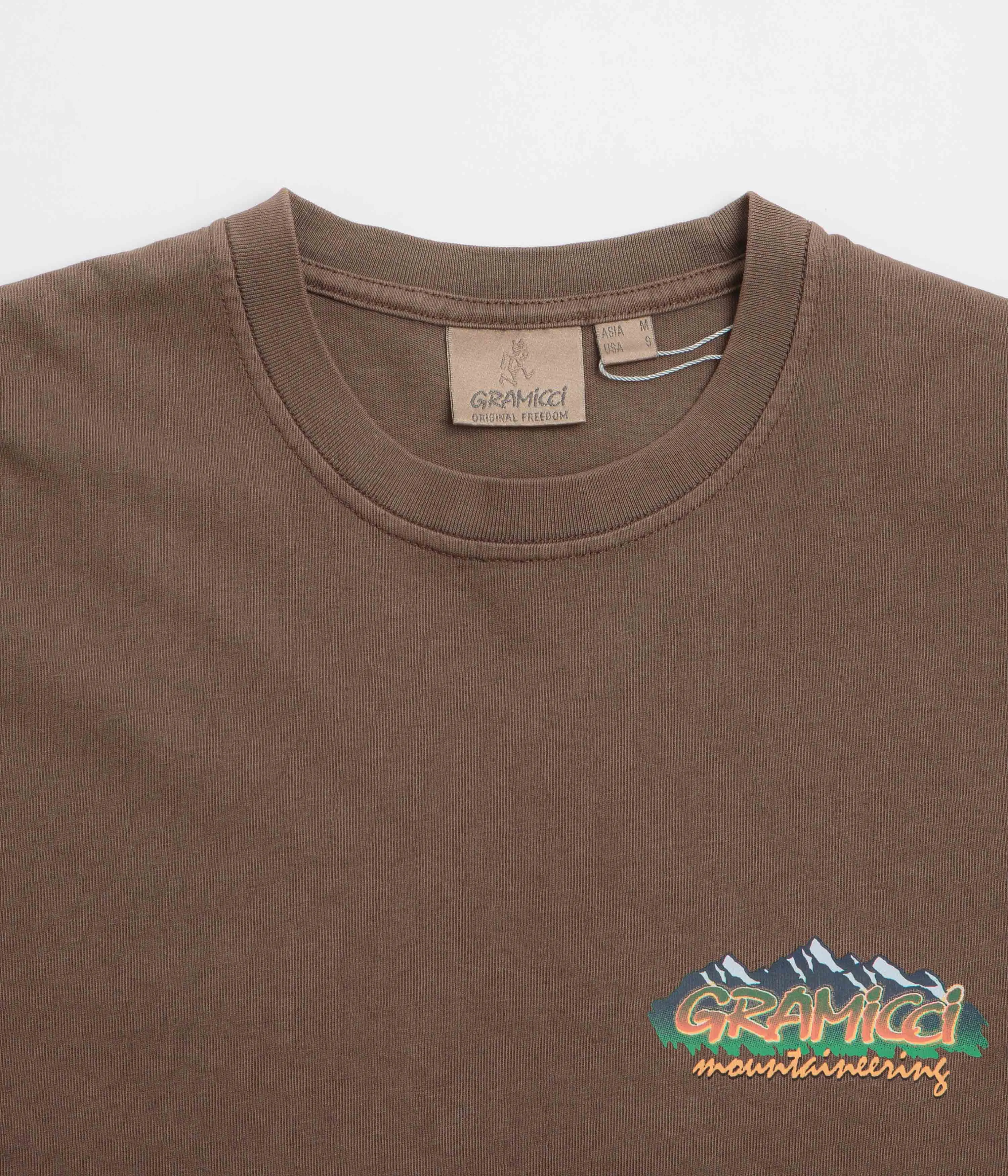 Gramicci Mountaineering T-Shirt - Brown Pigment Gramicci