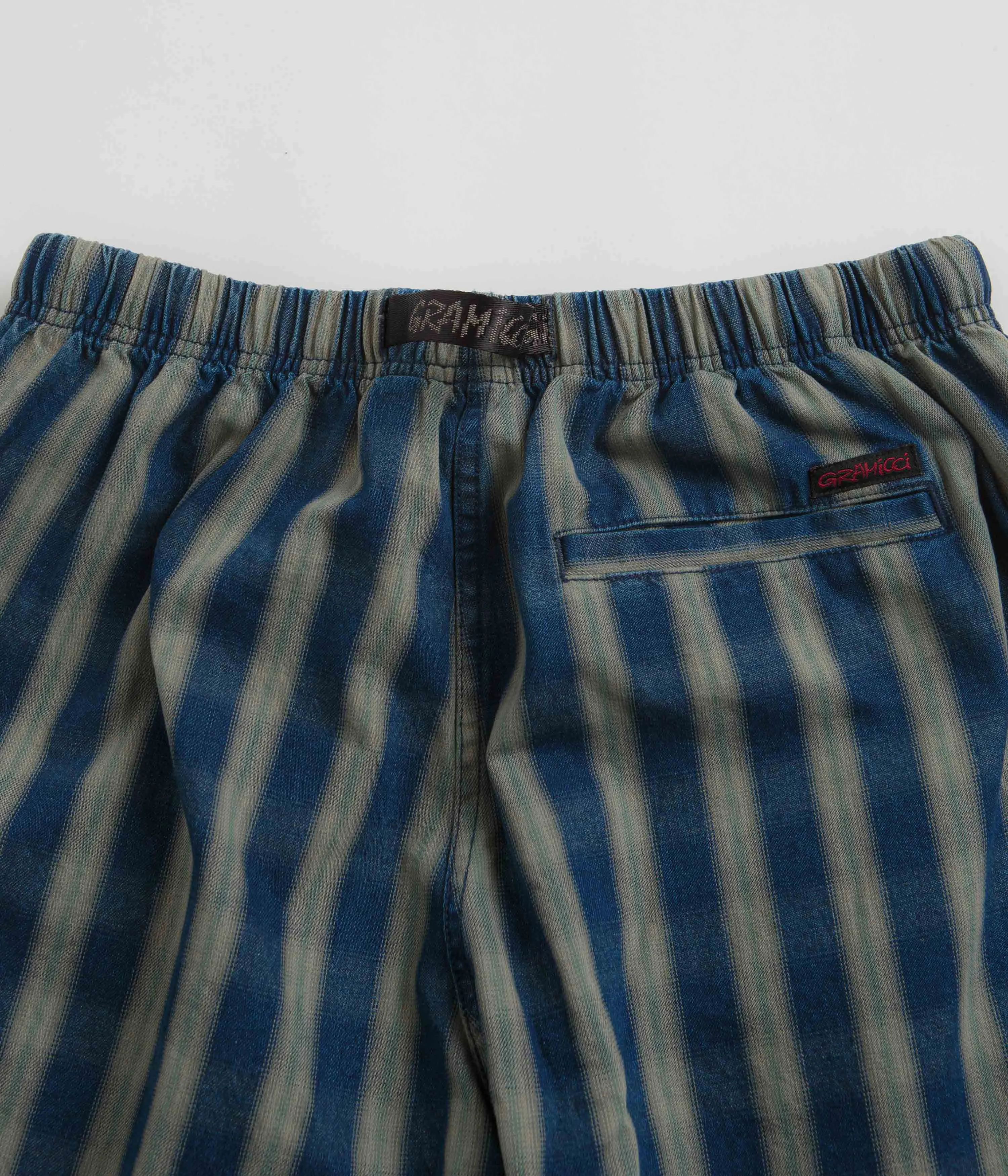 Gramicci OG Yarn Dye Shadow Plaid Jam Shorts - Blue Gramicci
