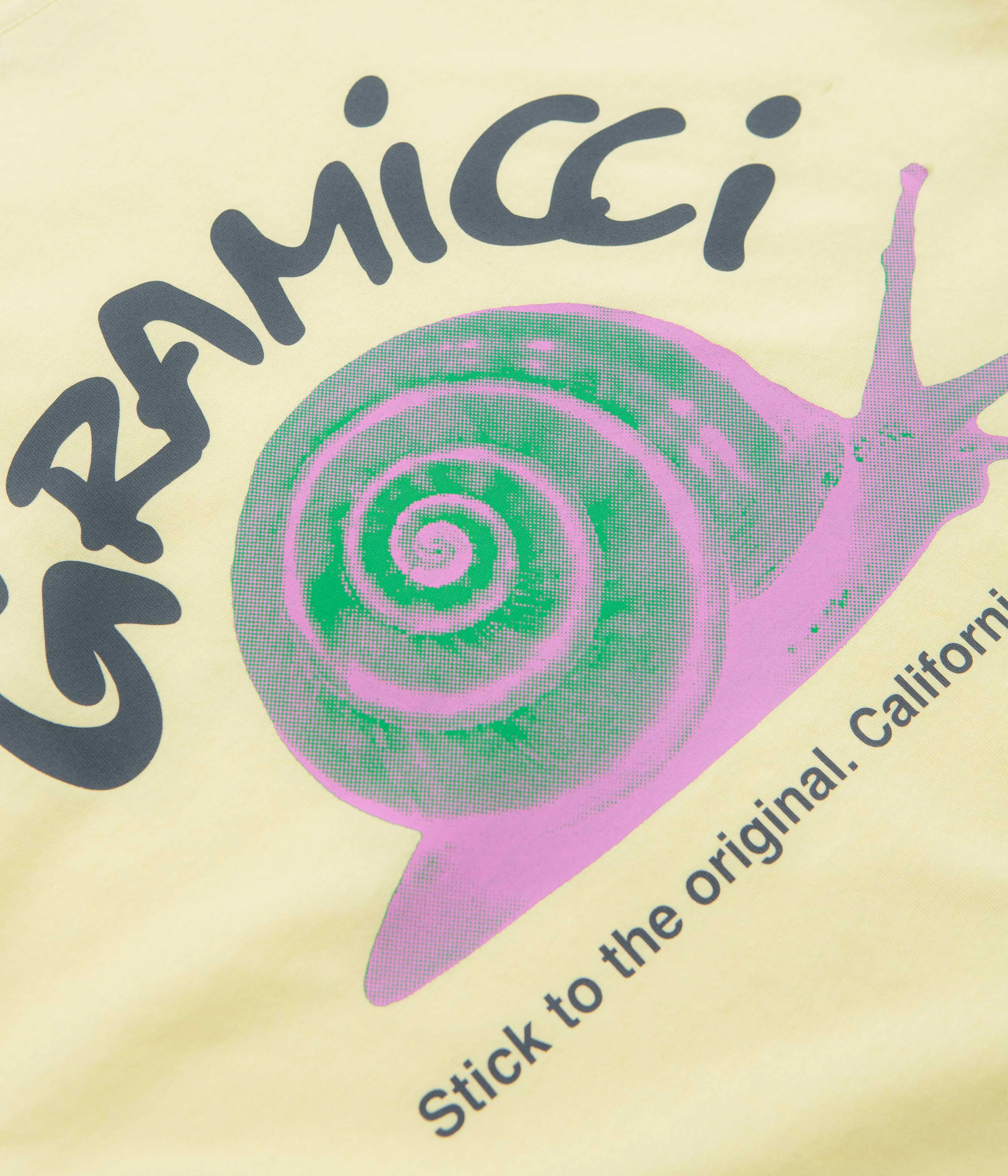Gramicci Snail T-Shirt - Lemon Gramicci