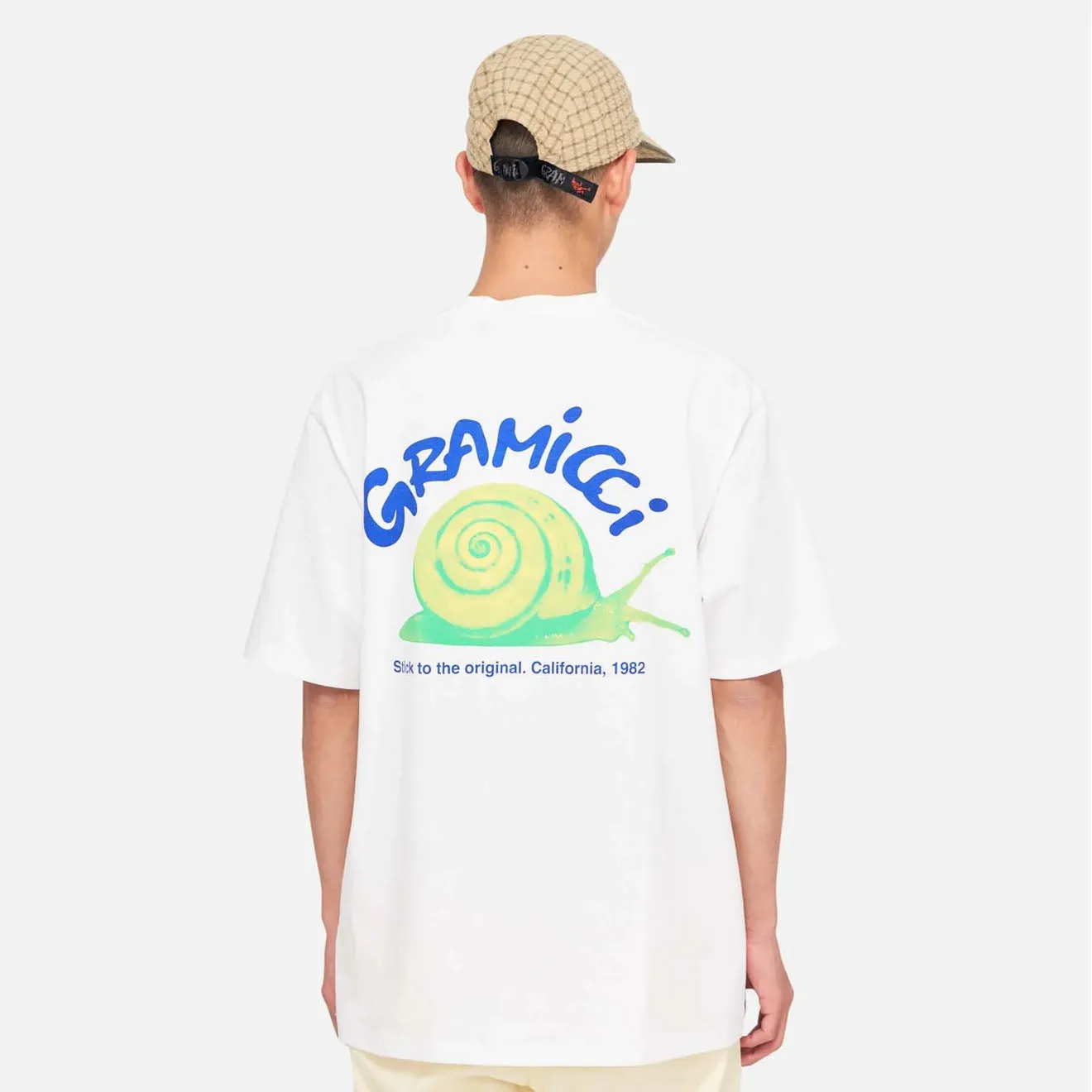 Gramicci Snail Tee White Gramicci Clothing
