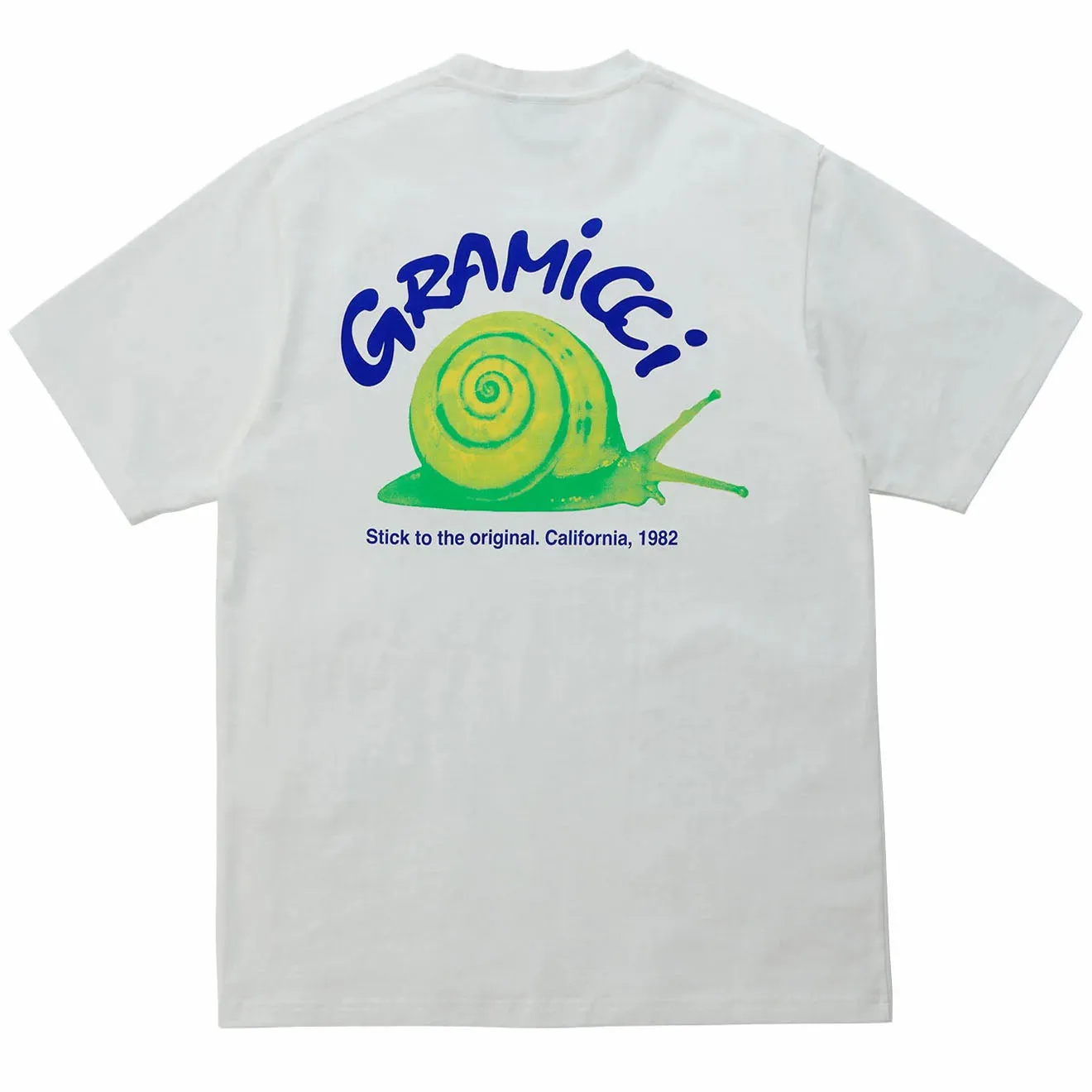 Gramicci Snail Tee White Gramicci Clothing