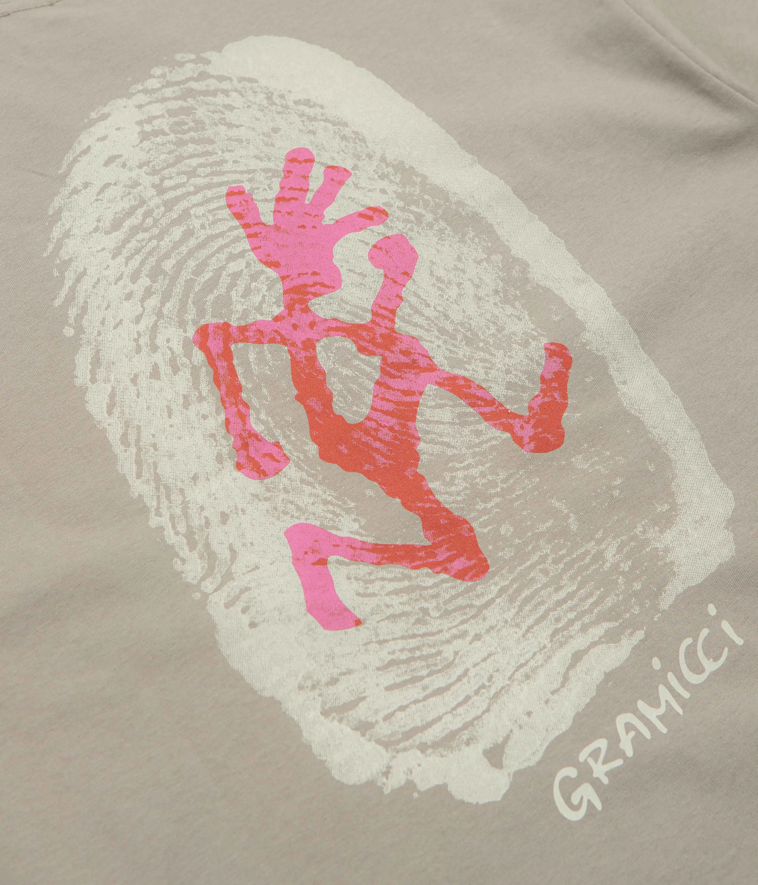 Gramicci Thumbprint T-Shirt - Khaki Gramicci