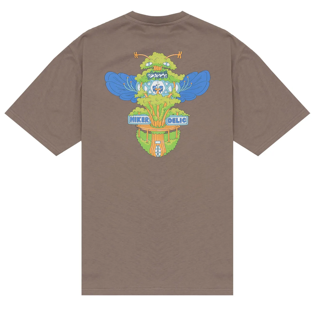 Hikerdelic Bee & Bee SS T-Shirt - Mushroom Clothing Hikerdelic