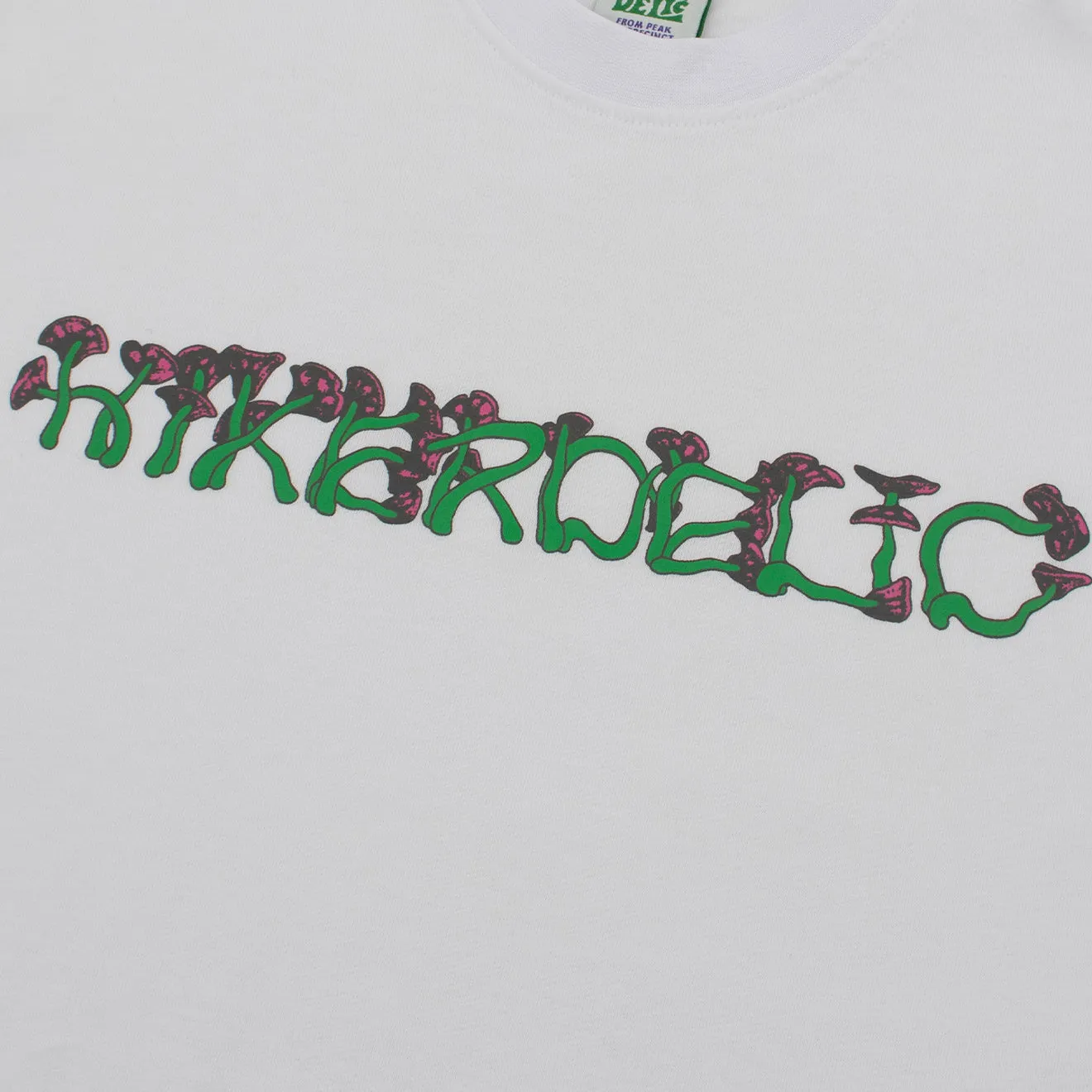 Hikerdelic Glow In The Dark SS T-Shirt - White Clothing Hikerdelic