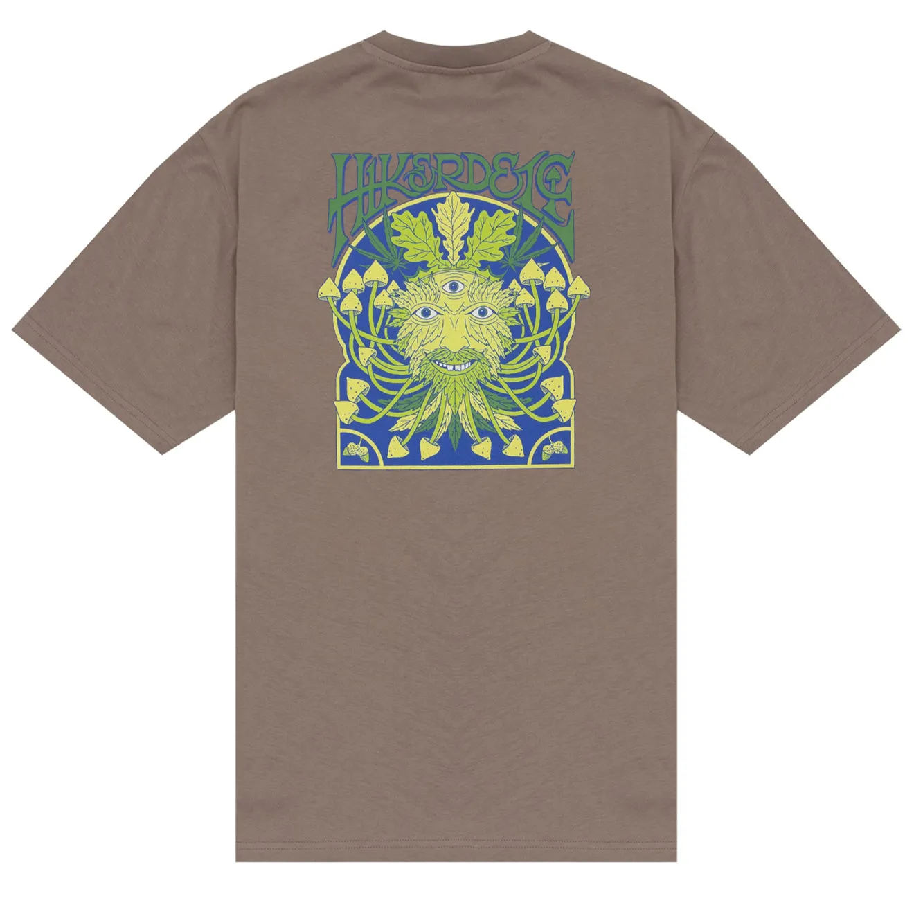 Hikerdelic Green Man SS T-Shirt - Mushroom Clothing Hikerdelic