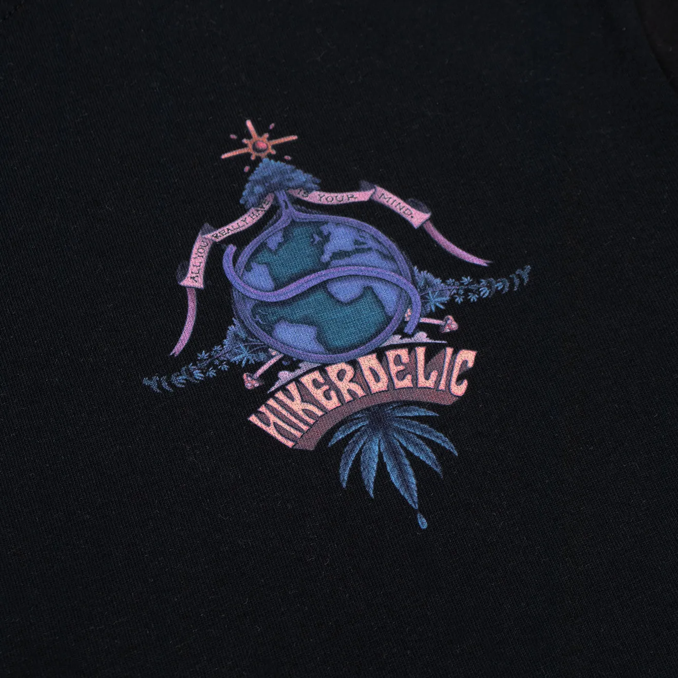 Hikerdelic Kalpana SS T-Shirt Black Clothing Hikerdelic