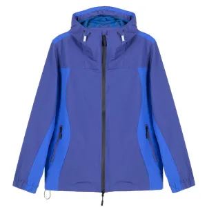 Hikerdelic Mucker Packable Jacket - Navy / Cobalt Clothing Hikerdelic