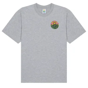 Hikerdelic Original Logo SS T-Shirt - Grey Marl Clothing Hikerdelic