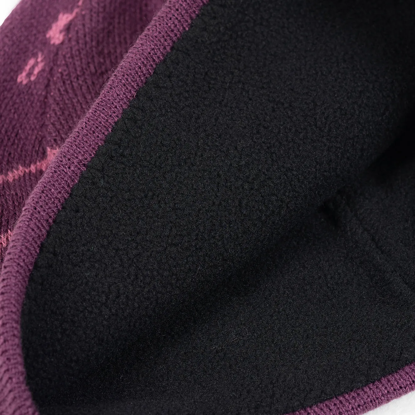 Hikerdelic Petroglyph Skull Beanie Grape Clothing Hikerdelic