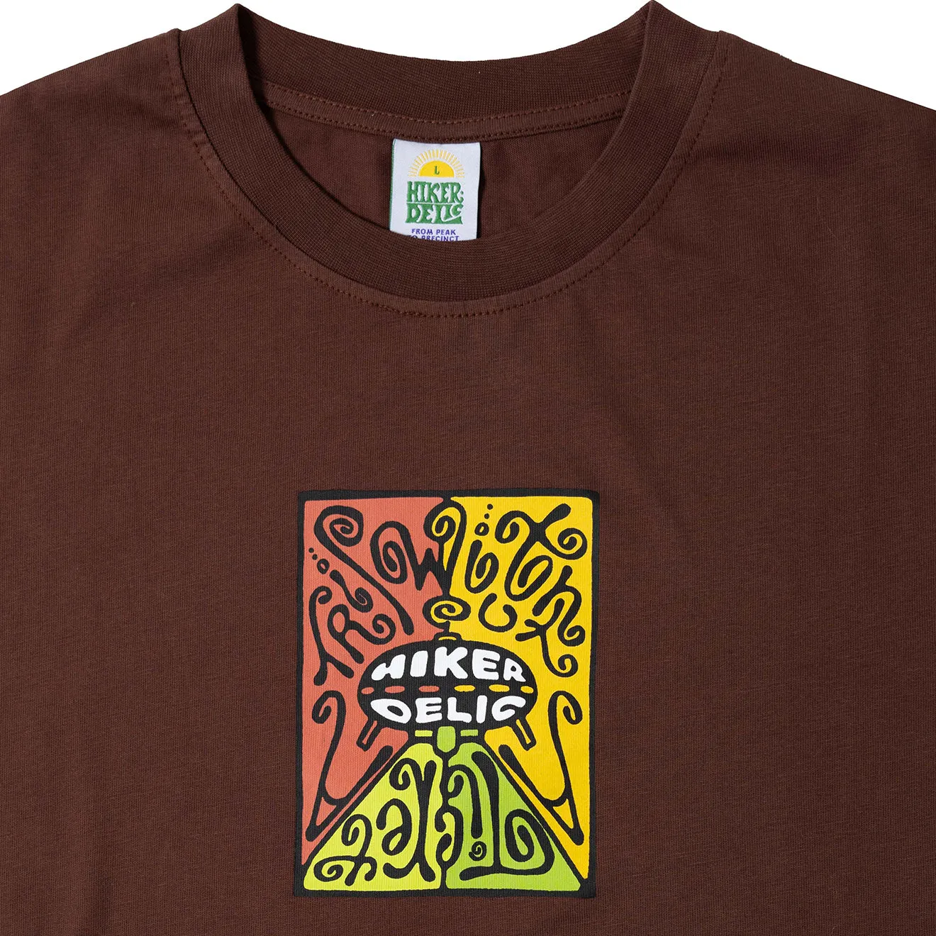 Hikerdelic Prana SS T-Shirt Sepia Clothing Hikerdelic