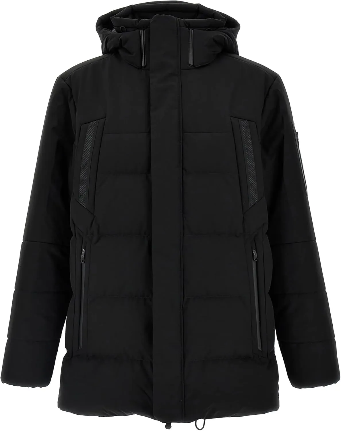 Hugo Boss Men's Havoc Heavy Zip-Up Coat, Black