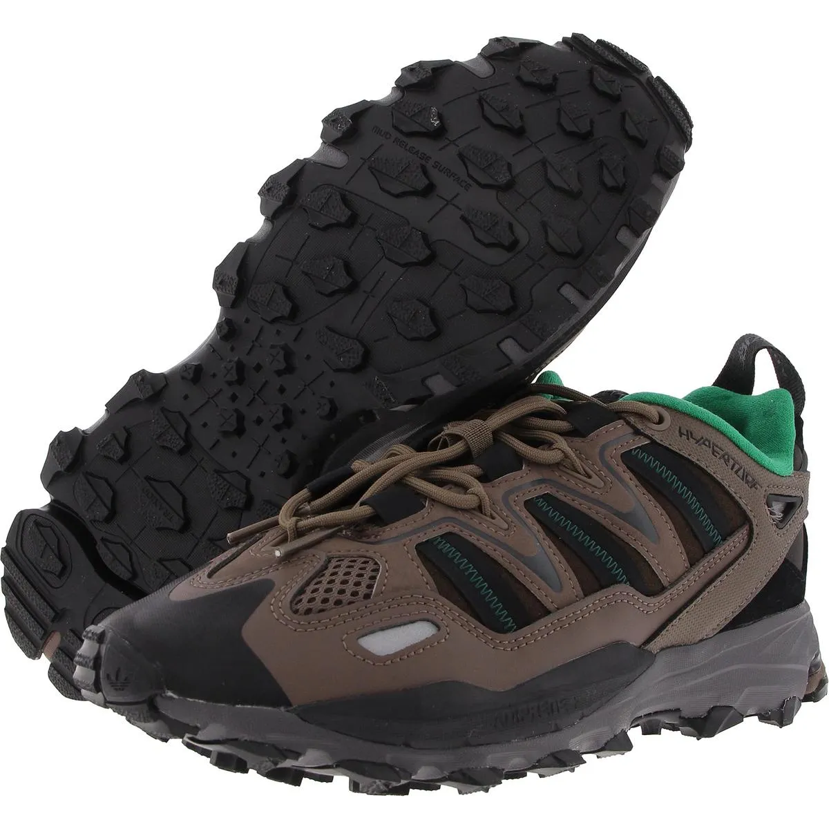 Hyperturf Mens Adjustable Faux Leather Hiking Shoes