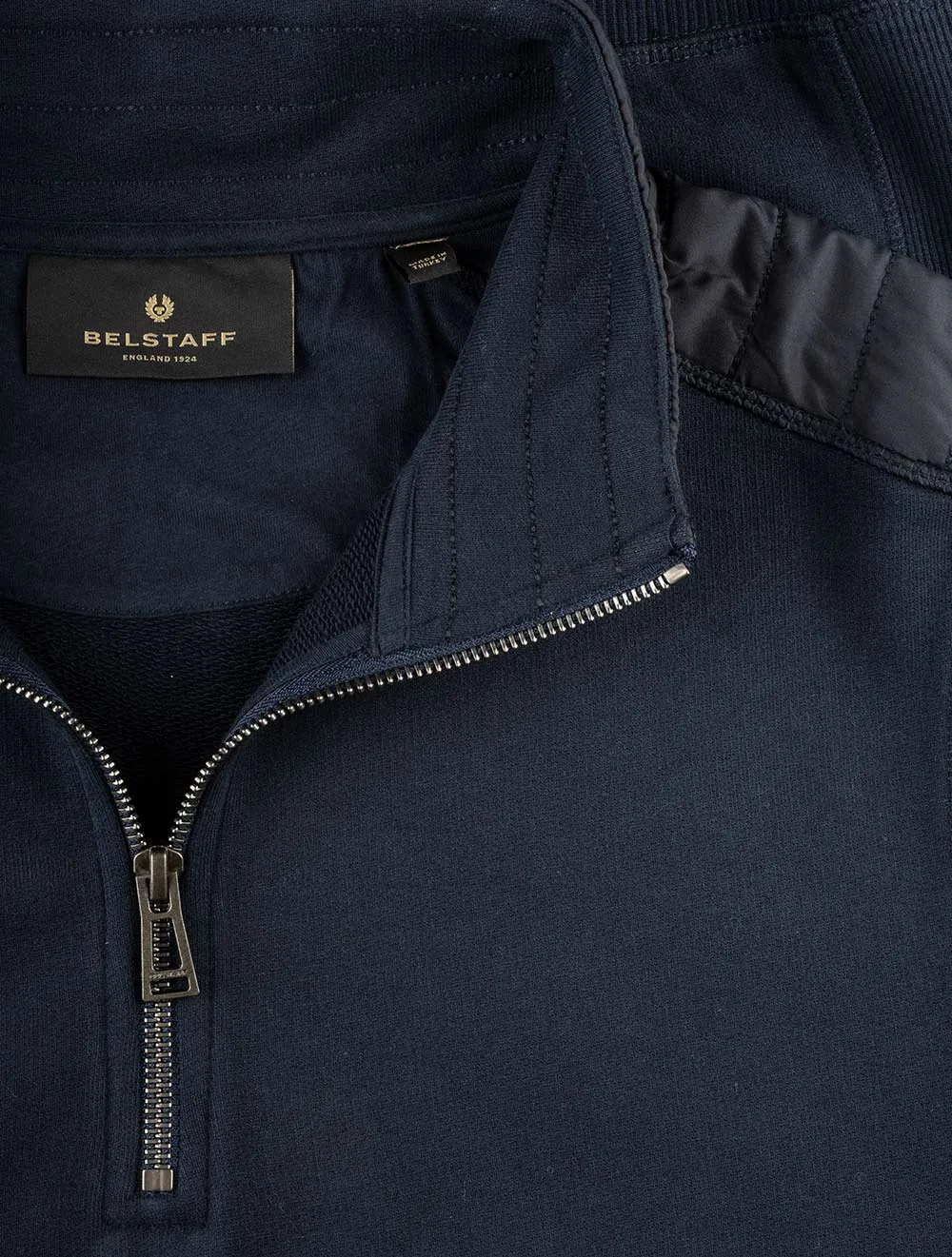 Jaxon Quarter Zip Sweater Navy