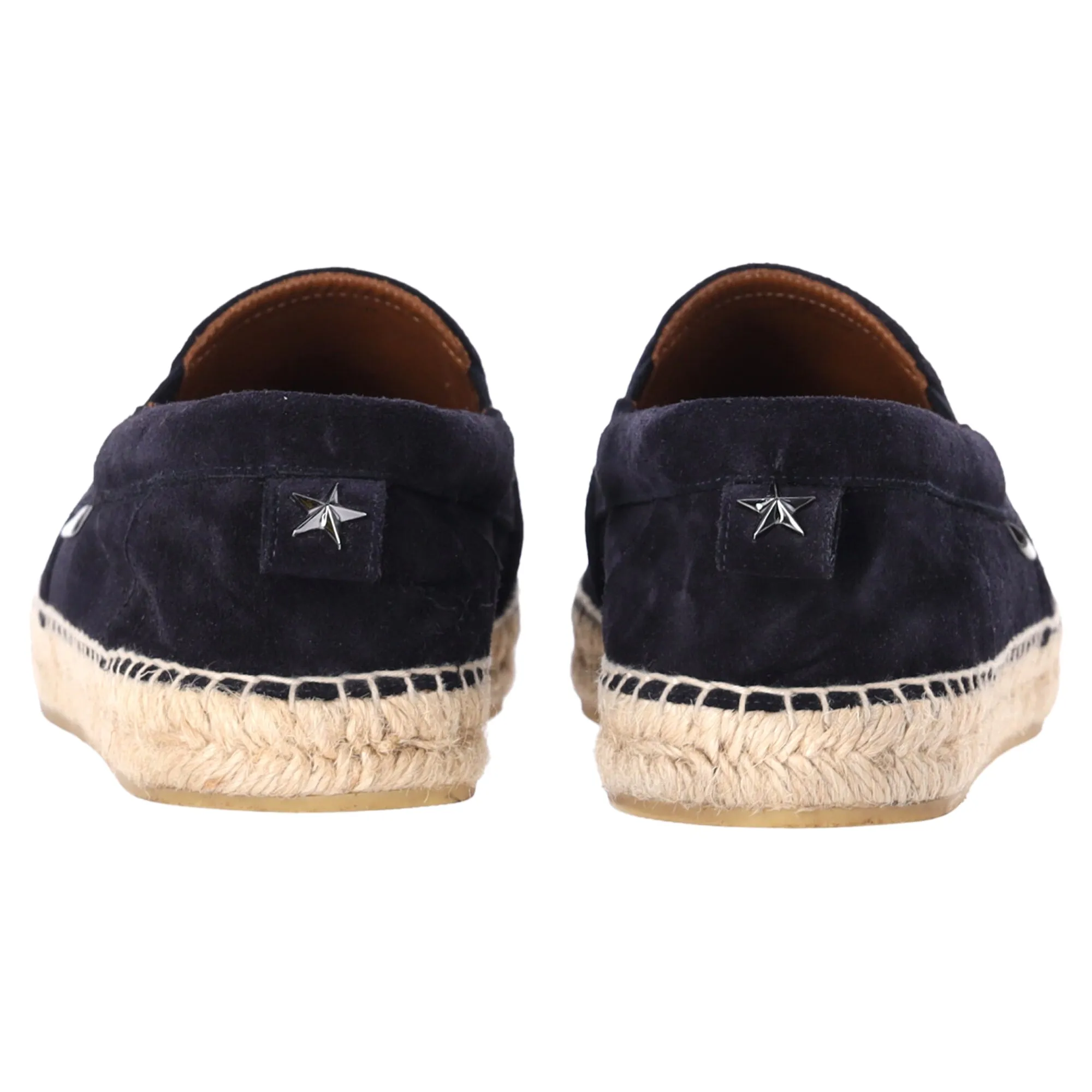 Jimmy Choo Vlad Espadrilles in Navy Blue Suede