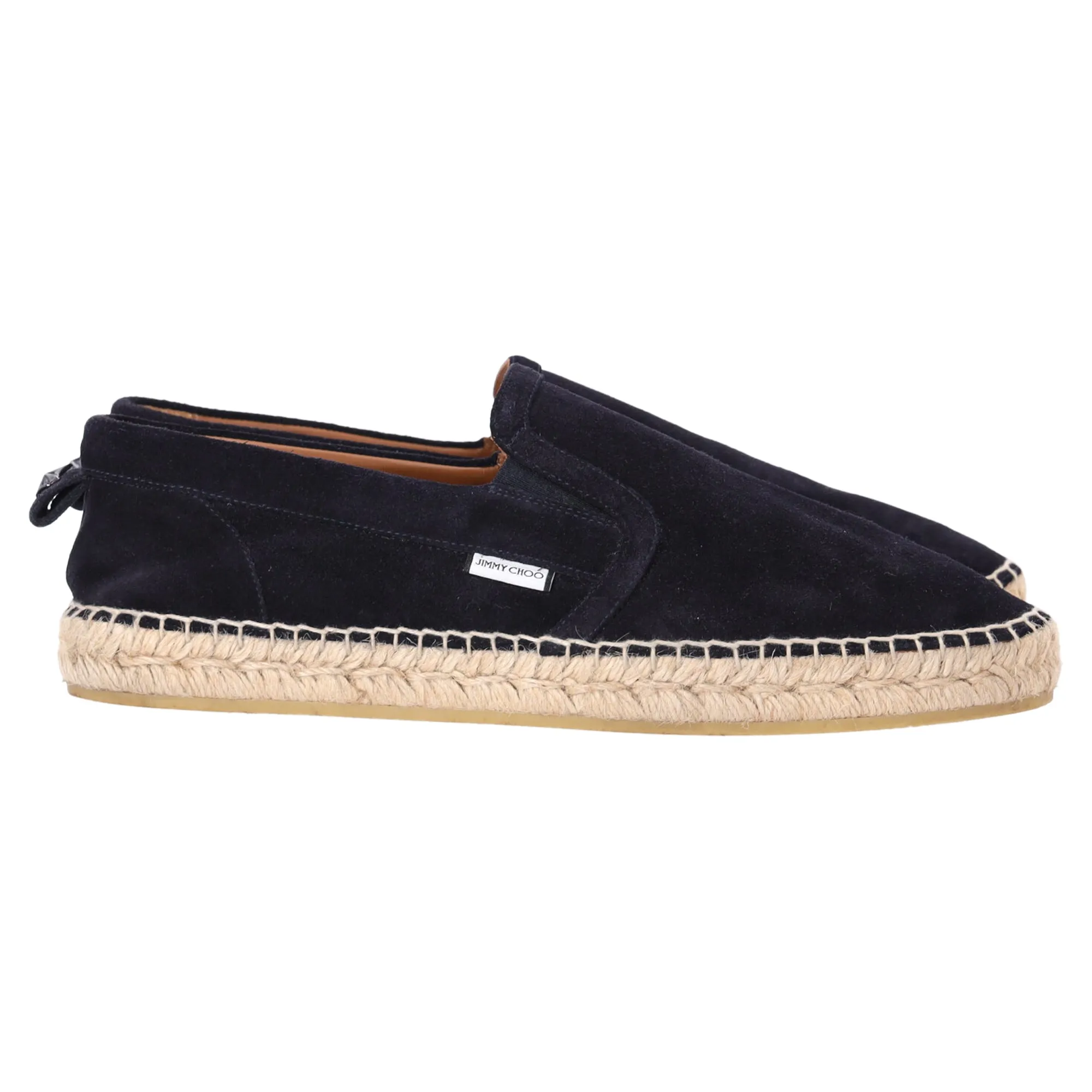 Jimmy Choo Vlad Espadrilles in Navy Blue Suede