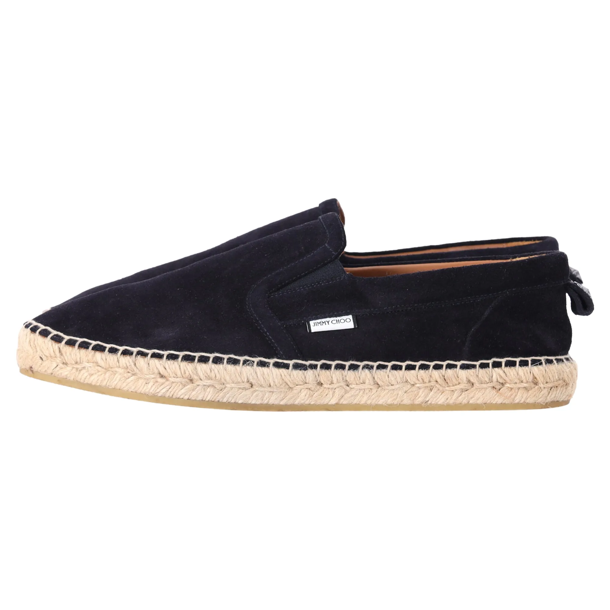 Jimmy Choo Vlad Espadrilles in Navy Blue Suede