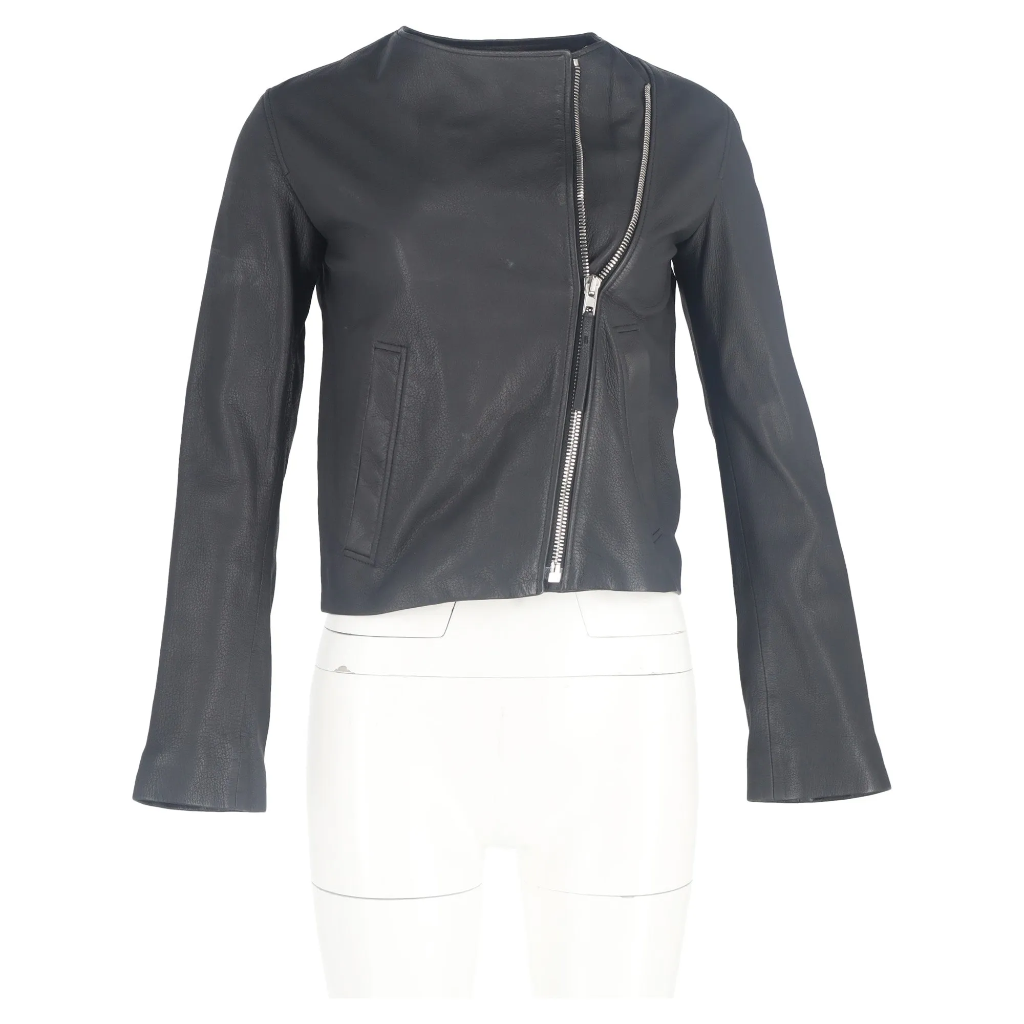Joseph Biker Jacket in Black Leather