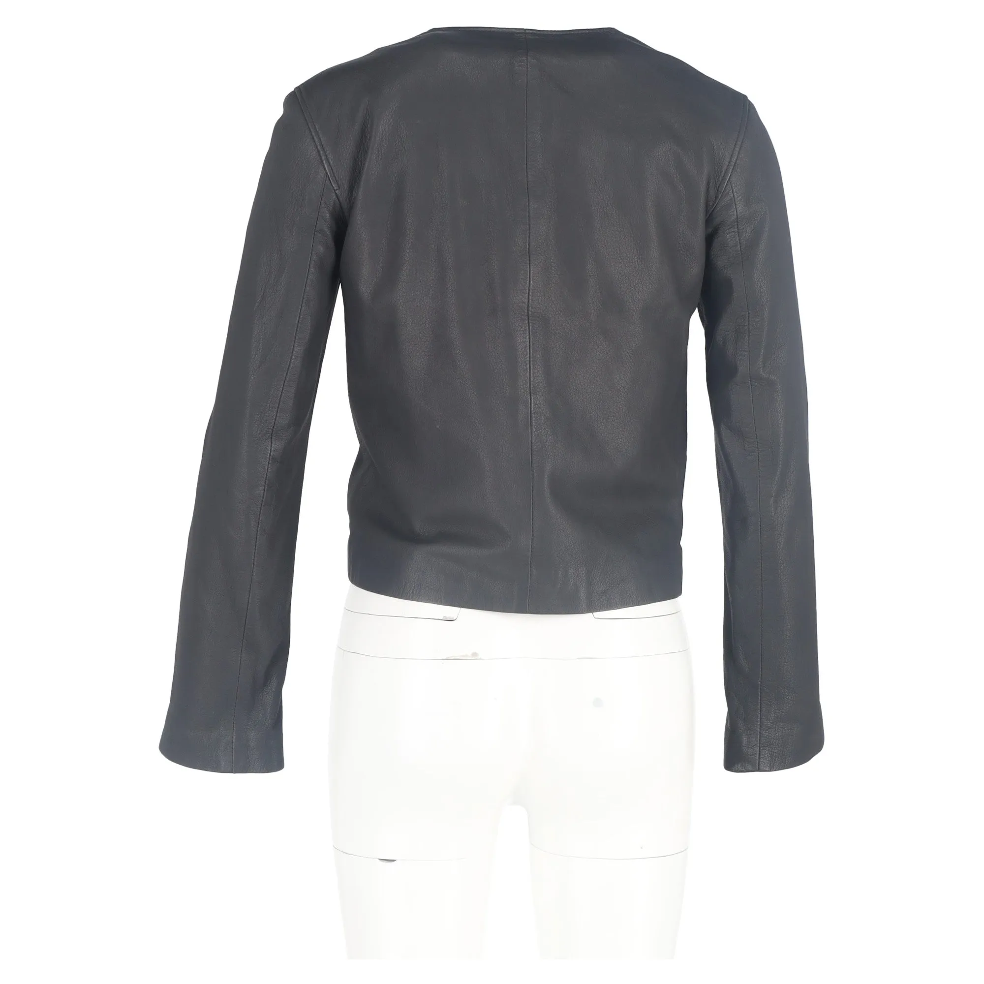 Joseph Biker Jacket in Black Leather