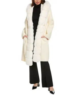 Joseph Ribkoff Hooded Coat