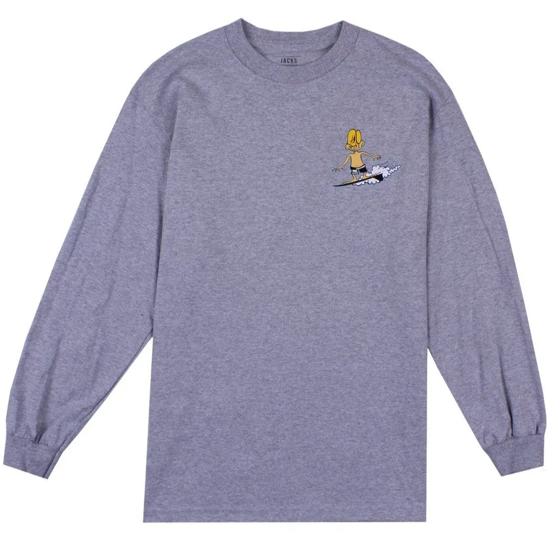 Keep on Surfin Classic L/S Tee - Athletic Heather