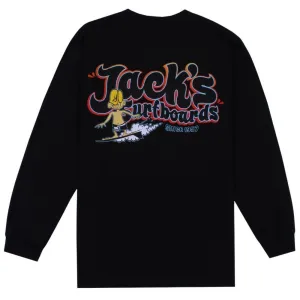 Keep on Surfin Classic L/S Tee - Black