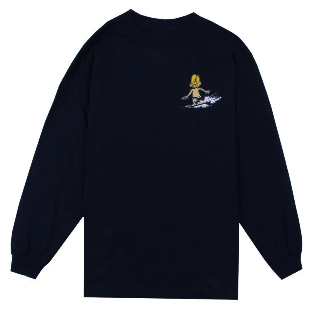 Keep on Surfin Classic L/S Tee - Navy