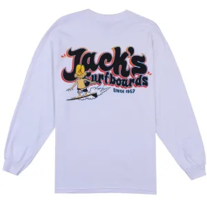 Keep on Surfin Classic L/S Tee - White