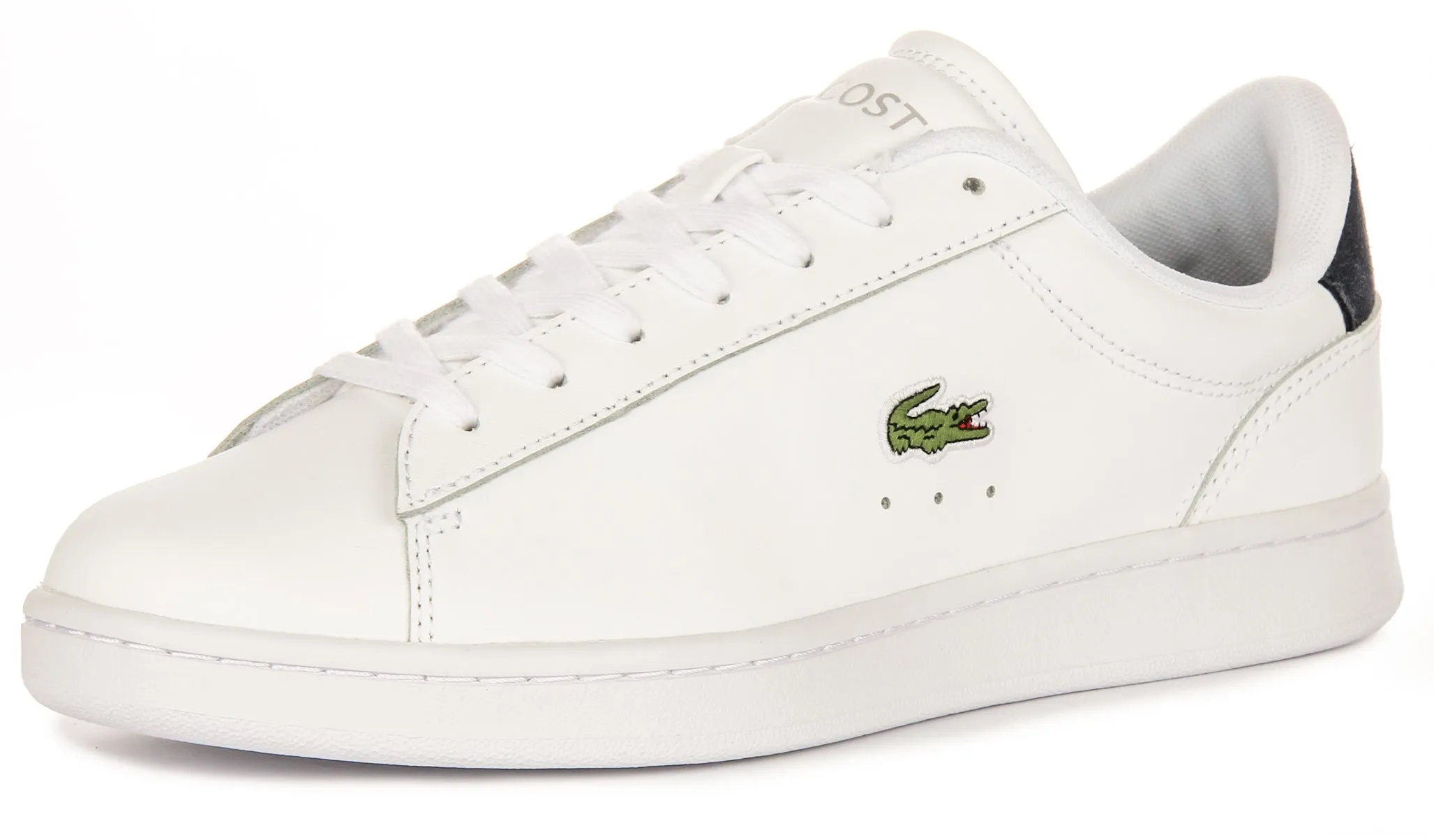 Lacoste Carnaby Set In White Navy For Men Shoes Lacoste