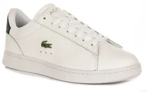 Lacoste Carnaby Set In White Navy For Men Shoes Lacoste
