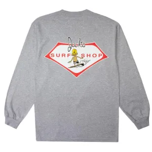 Little Dude Classic L/S Tee - Athletic Heather Grey