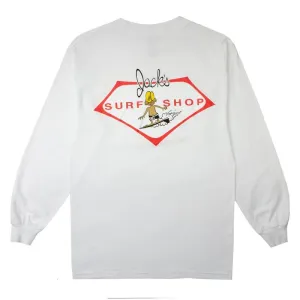 Little Dude Classic L/S Tee - White