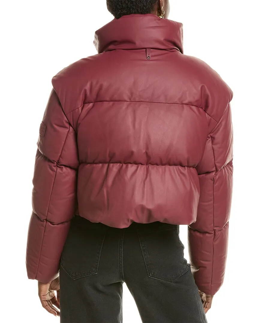 Mackage Bailey Leather Down Jacket