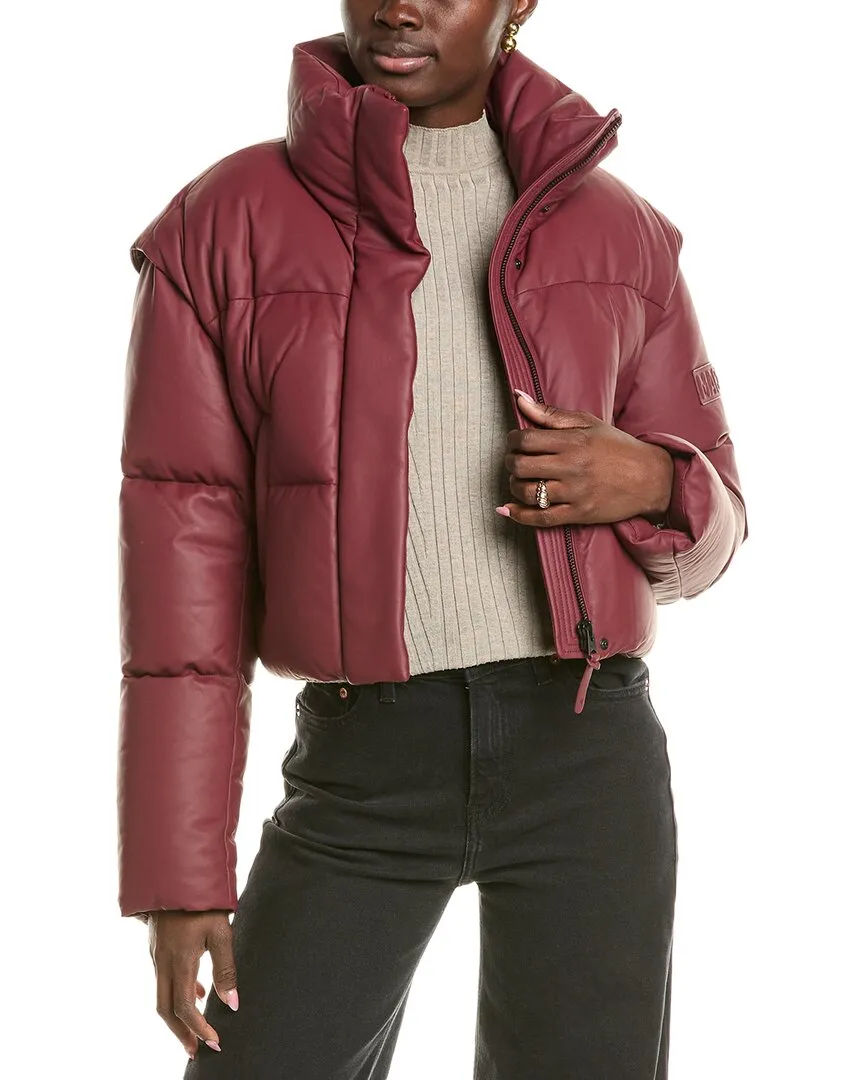 Mackage Bailey Leather Down Jacket