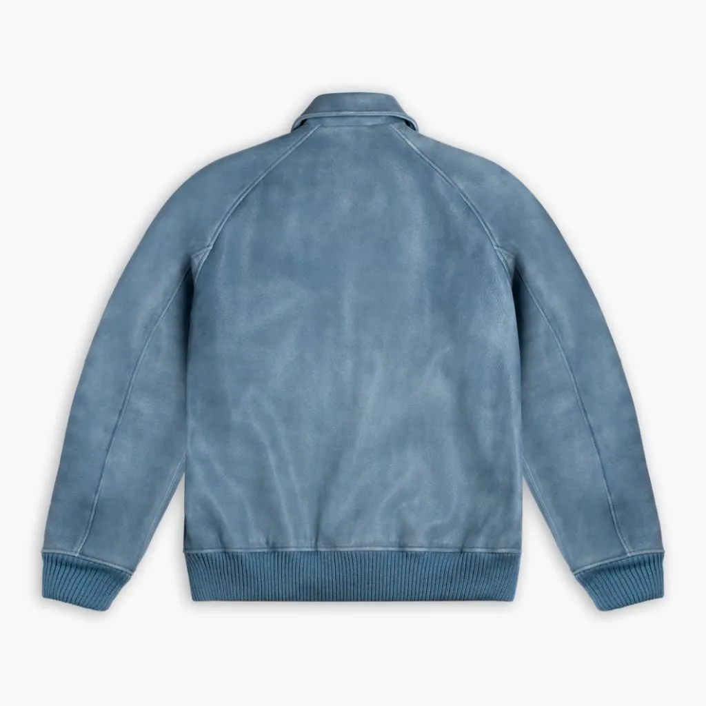 Major League Jacket | Blue Textured