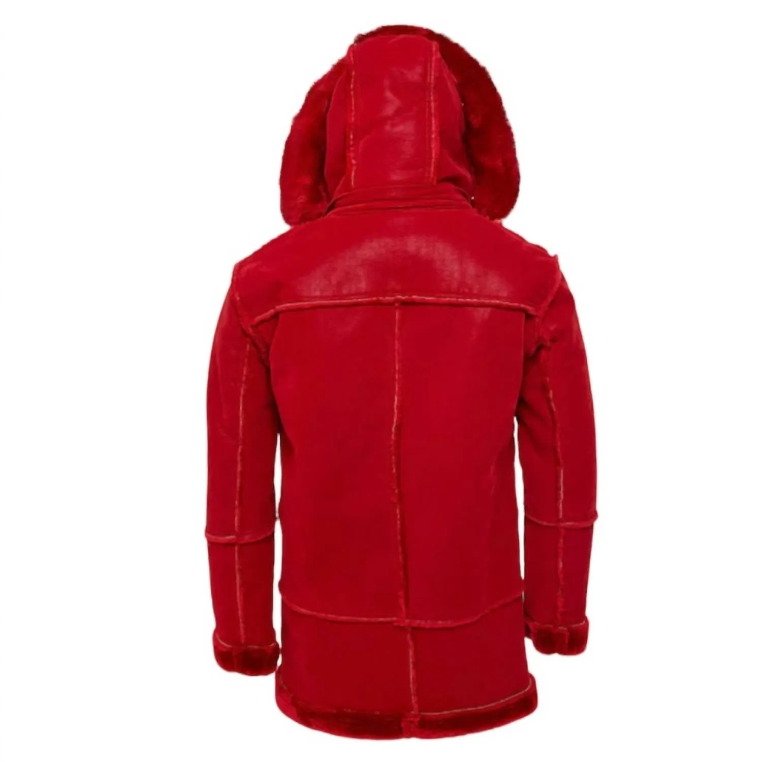 Men's Denali Shearling Jacket In Red